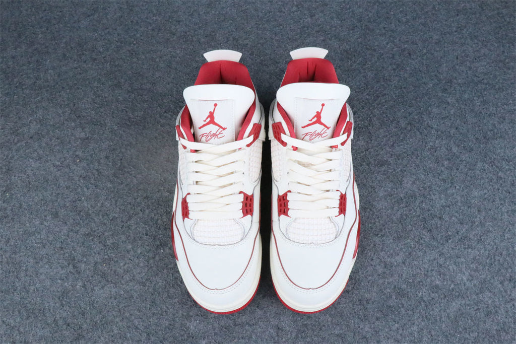 (Early Look) Air Jordan 4 Retro “Pale Ivory / Sierra Red”
