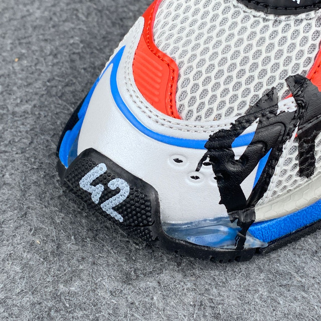 Balenciaga Runner Graffiti Sneaker 'Grey Red Blue'