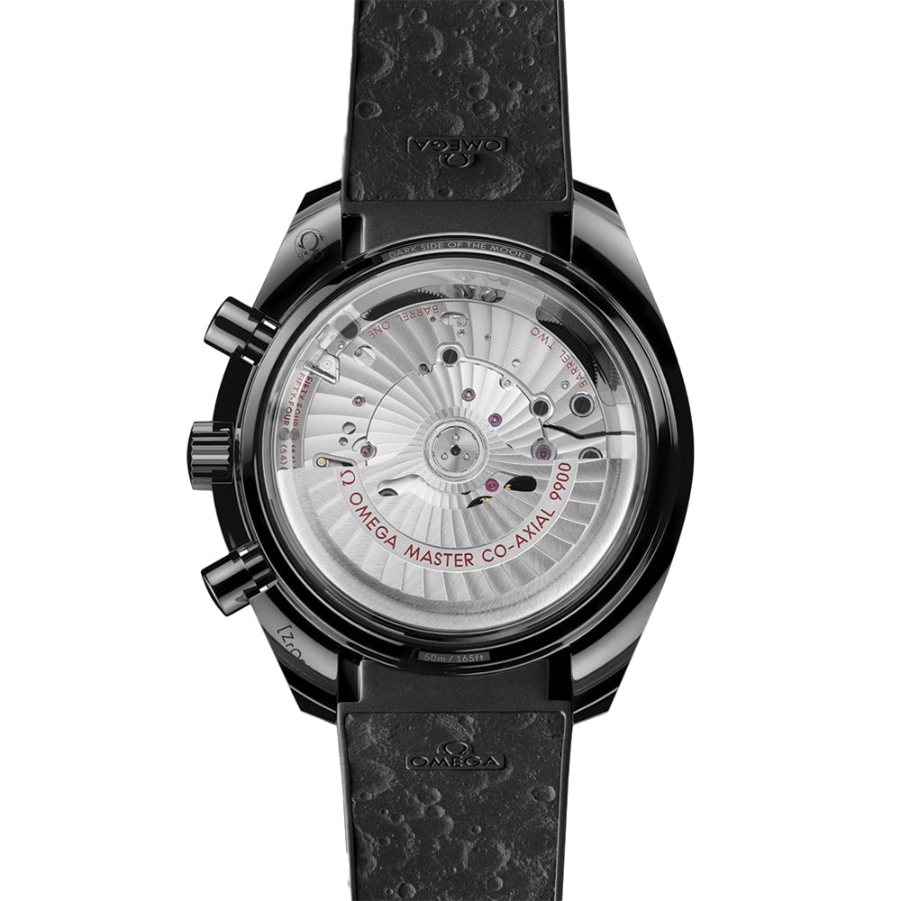Speedmaster Dark Side of the Moon Black Ceramic 44.25mm - Black on Rubber Strap