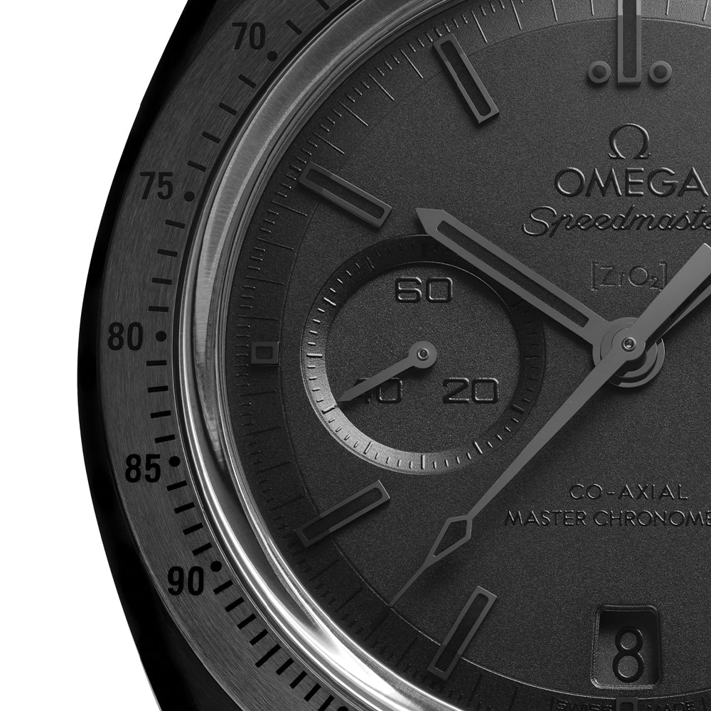 Speedmaster Dark Side of the Moon Black Ceramic 44.25mm - Full Black on Fabric Strap