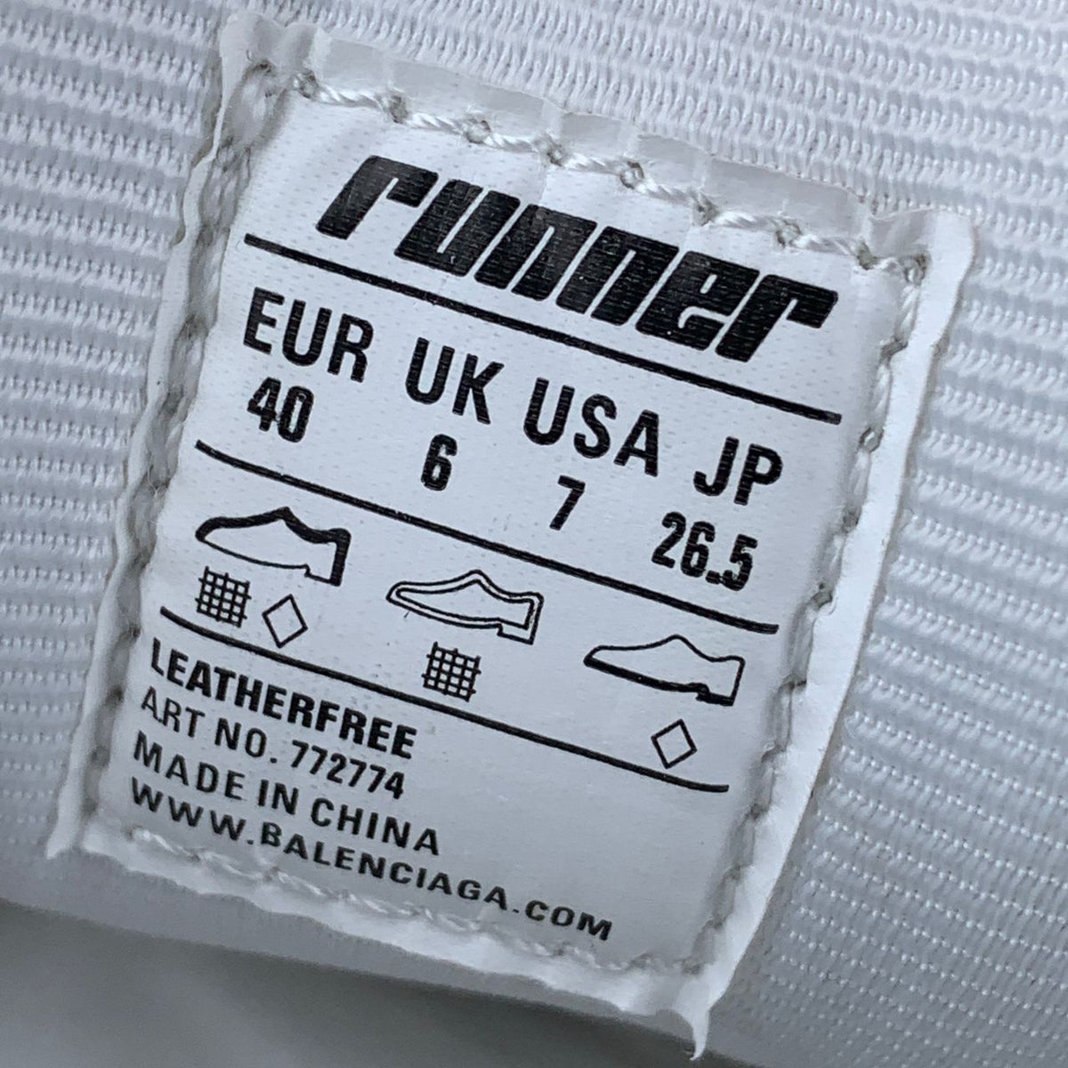 Balenciaga Runner Sneaker 'Worn-Out - White Multi-Color'