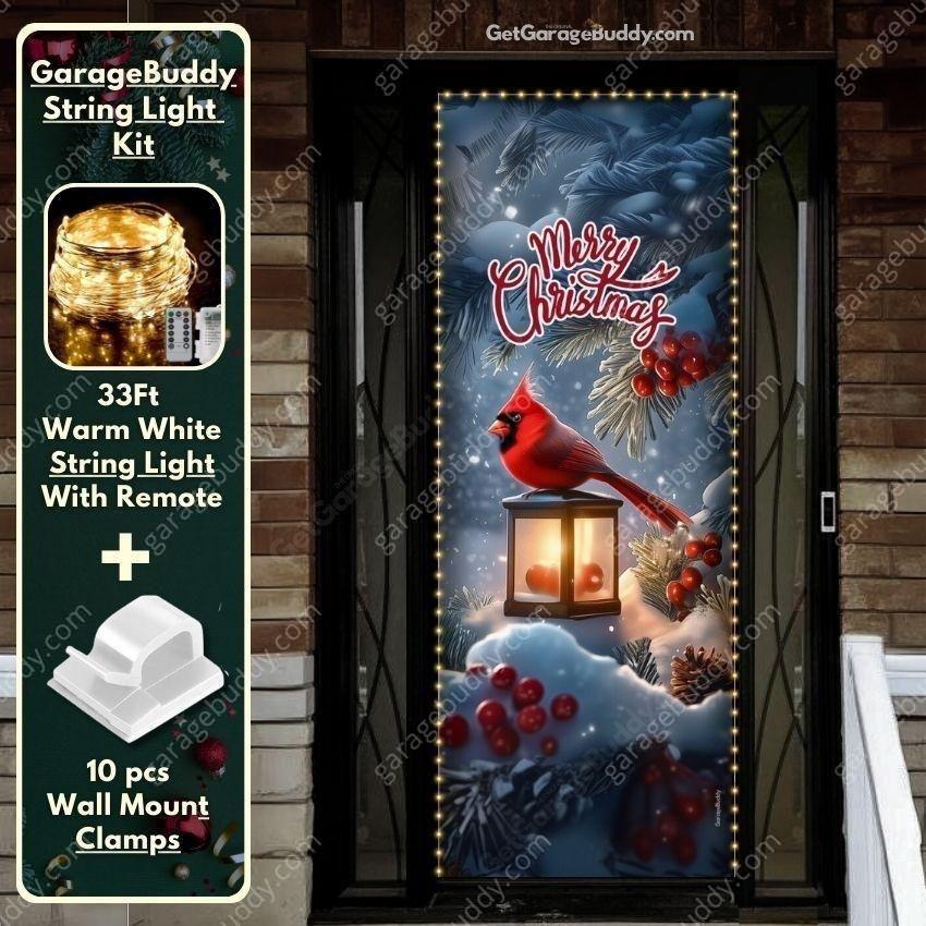Cardinal's Christmas | Christmas Front Door Cover