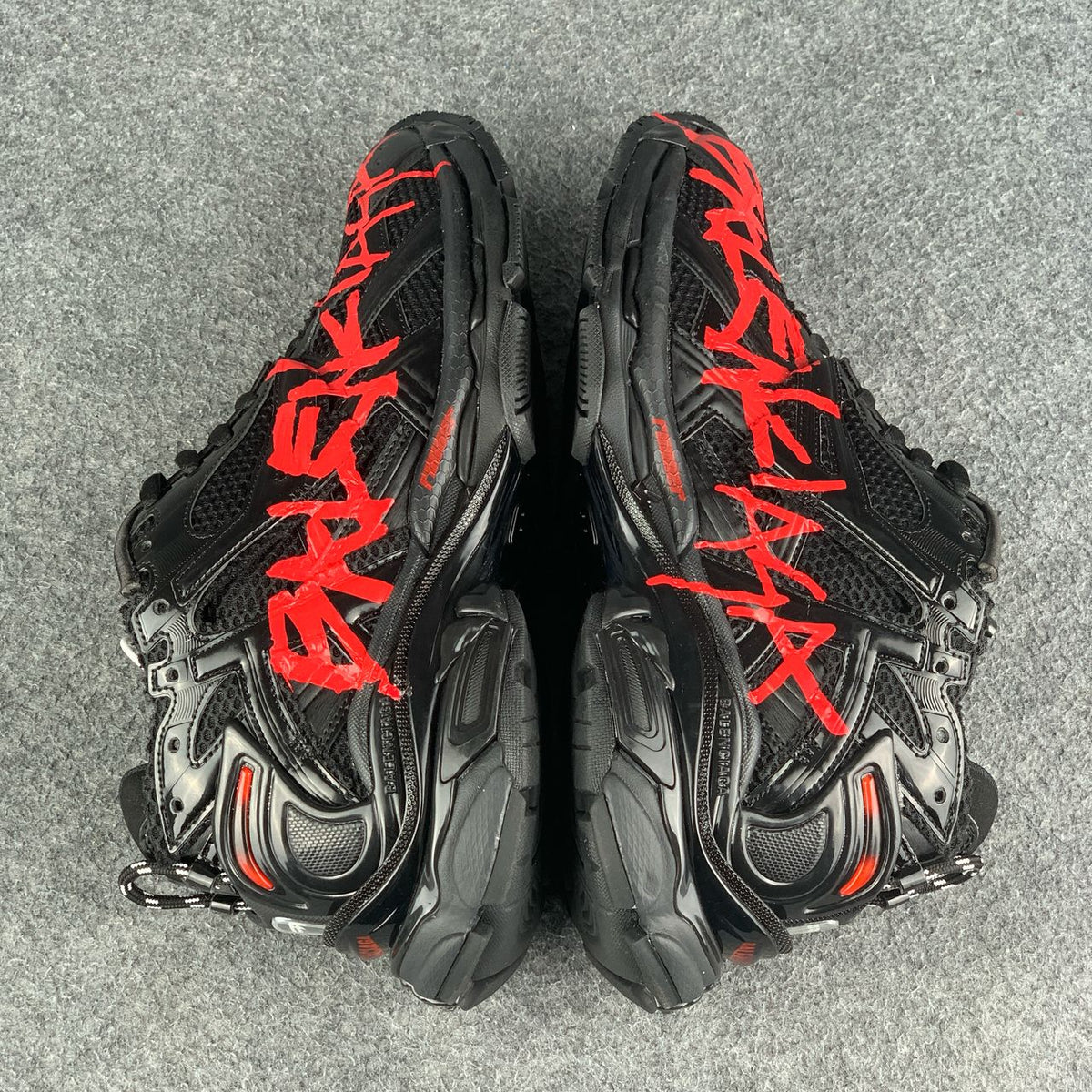 Balenciaga Runner Sneaker 'Graffiti - Black Red'