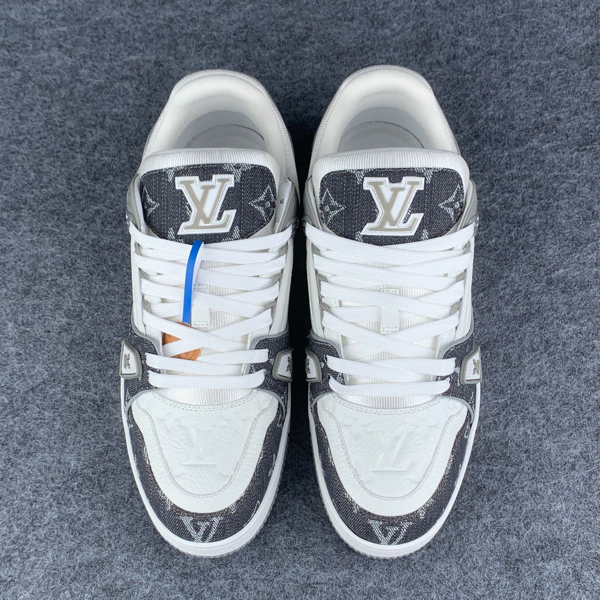 LV Trainer Monogram Denim 'Grey'