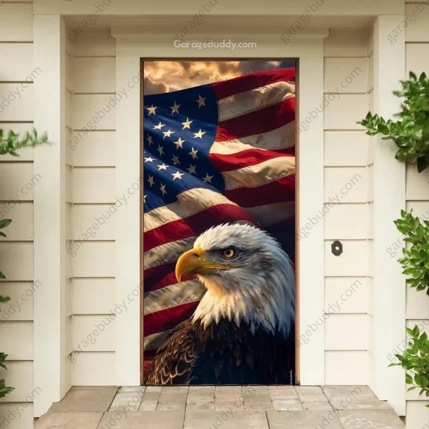 American Patriotic Front Door Covers