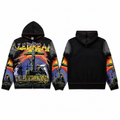 Valley Of The Damned Vintage Washed Zip Hoodie