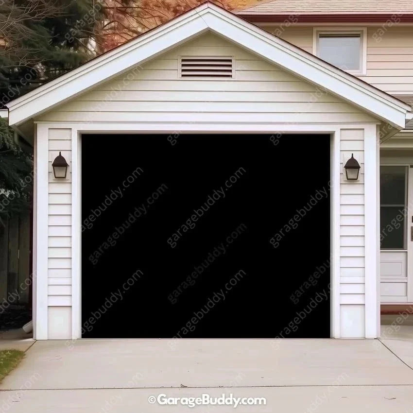Classic Black | Garage Door Cover