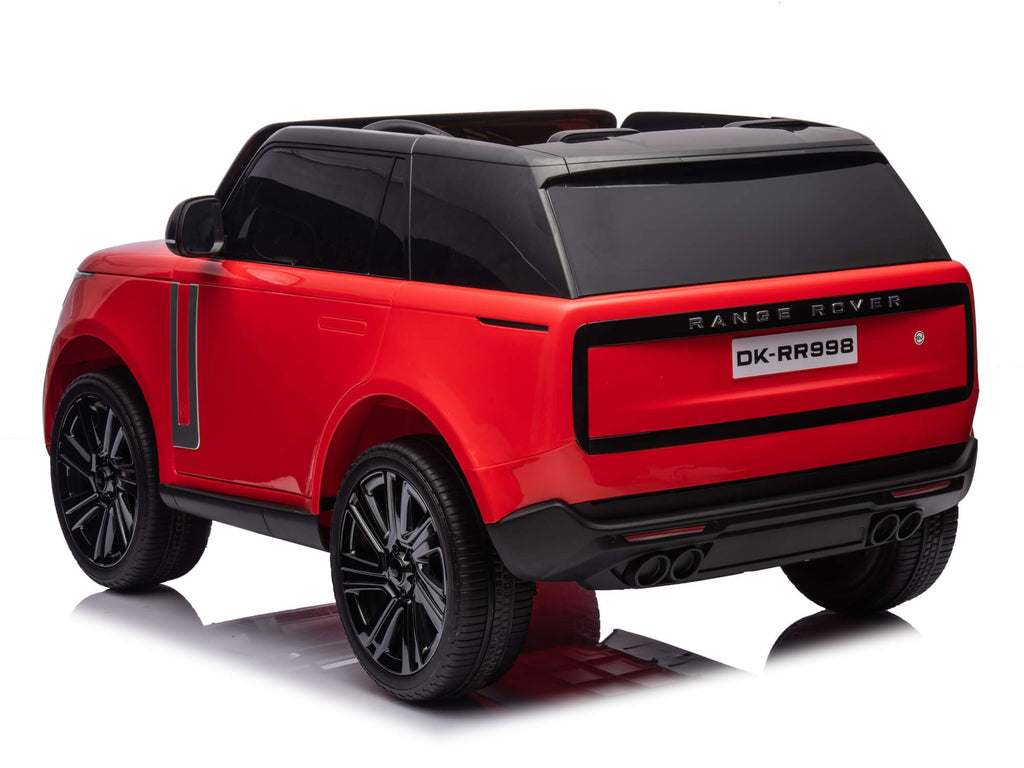 24V Land Rover Kids Electric Ride On SUV with Remote Control - Red
