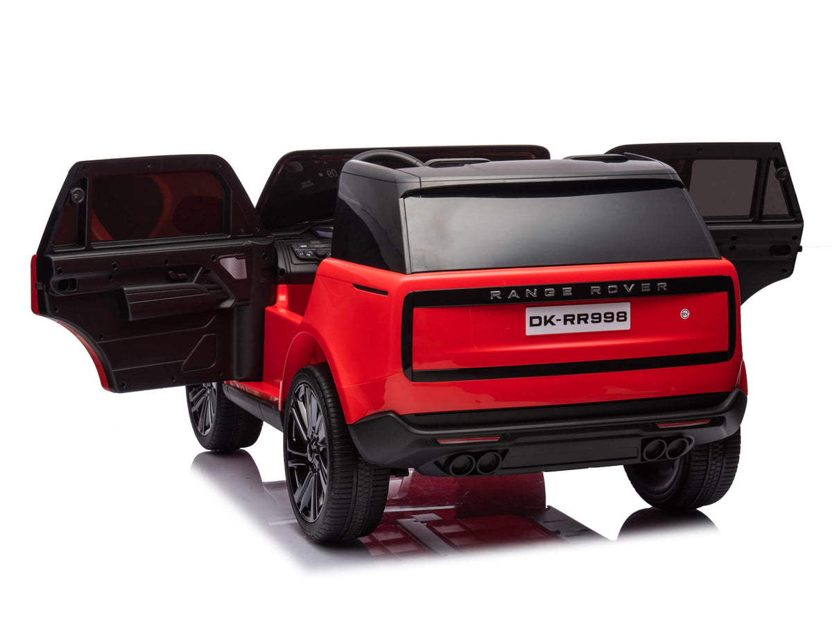24V Land Rover Kids Electric Ride On SUV with Remote Control - Red