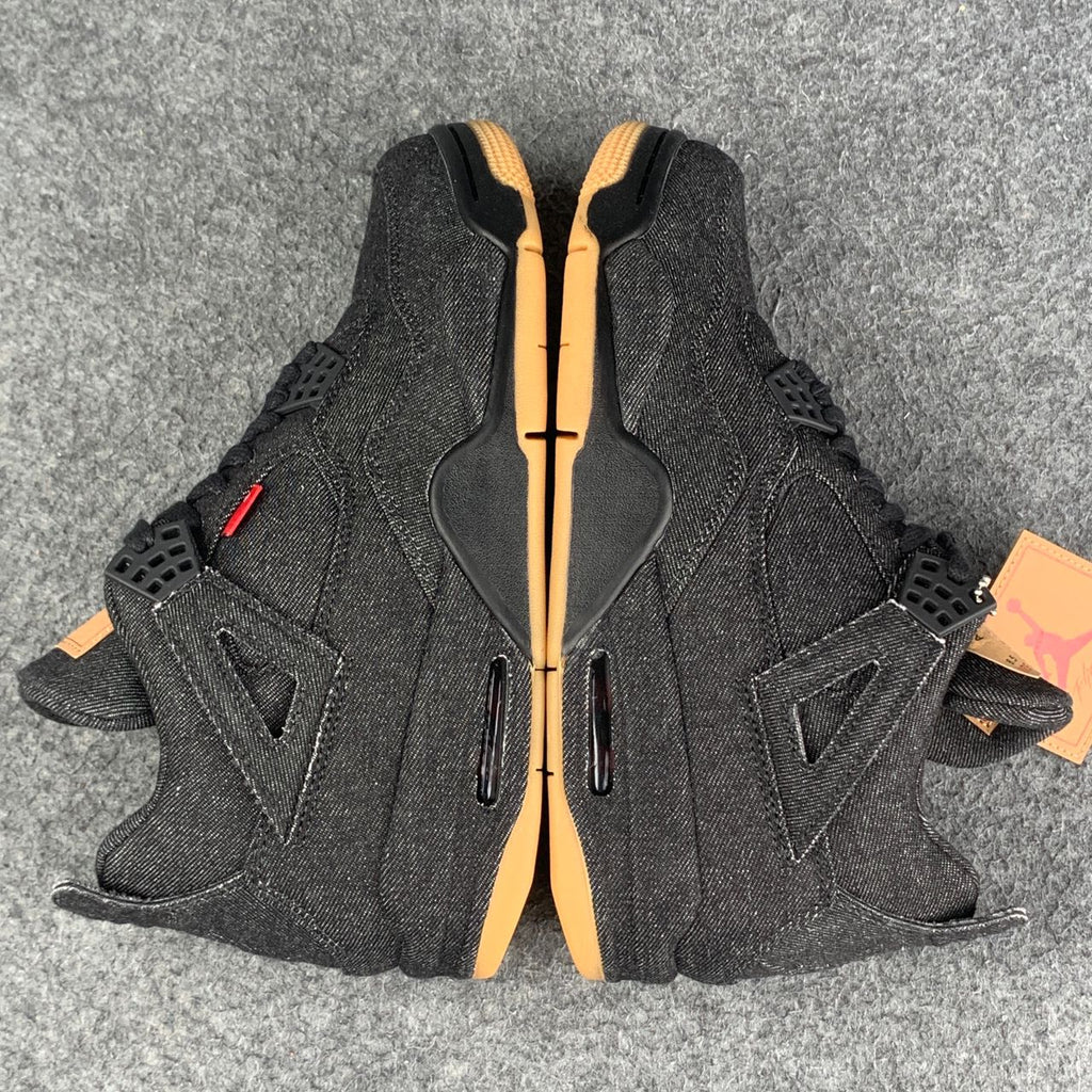 Levi's x Air Jordan 4 Retro 'Black Denim'