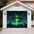 Alien Abduction (Glow) | Halloween Garage Door Cover