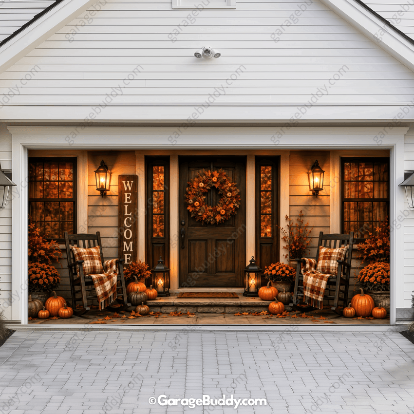 Autumn Eve | Fall Garage Door Cover