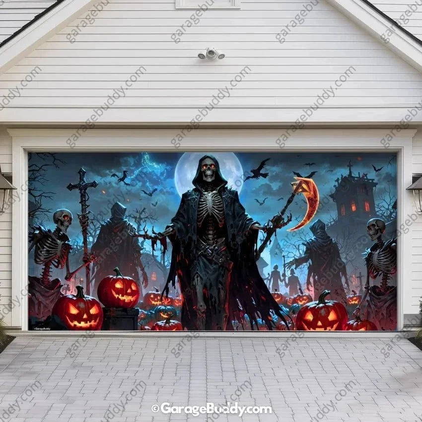 Cursed Night (Glow) | Halloween Garage Door Cover