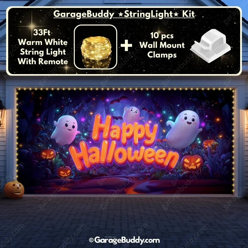 Ghost Party | Halloween Garage Door Cover