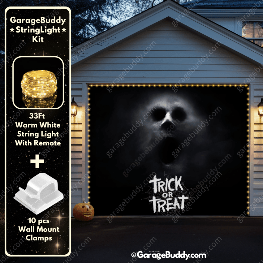Ghostly Figure | Halloween Garage Door Cover
