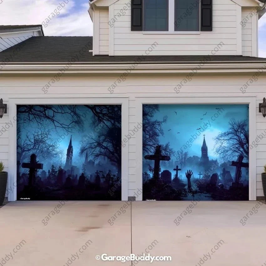 Grave Rising | Halloween Garage Door Cover