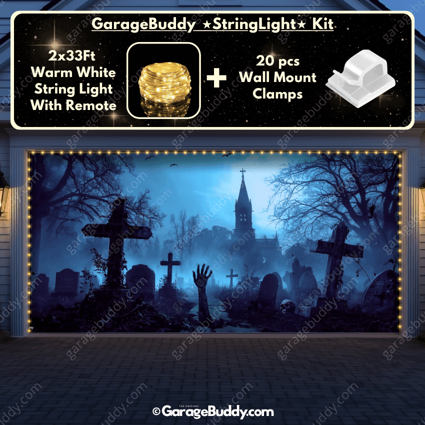 Grave Rising (Glow) | Halloween Garage Door Cover