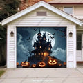 Haunted House (Glow) | Halloween Garage Door Cover