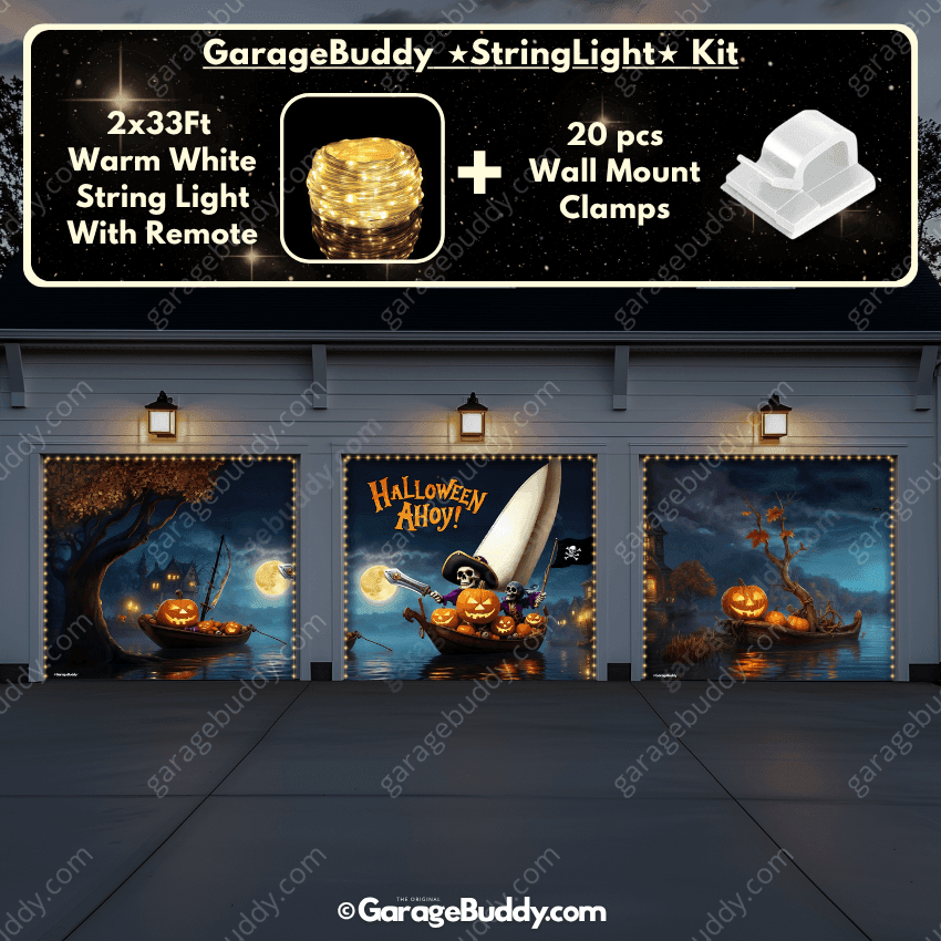 Pumpkin Pirates | Halloween Garage Door Cover