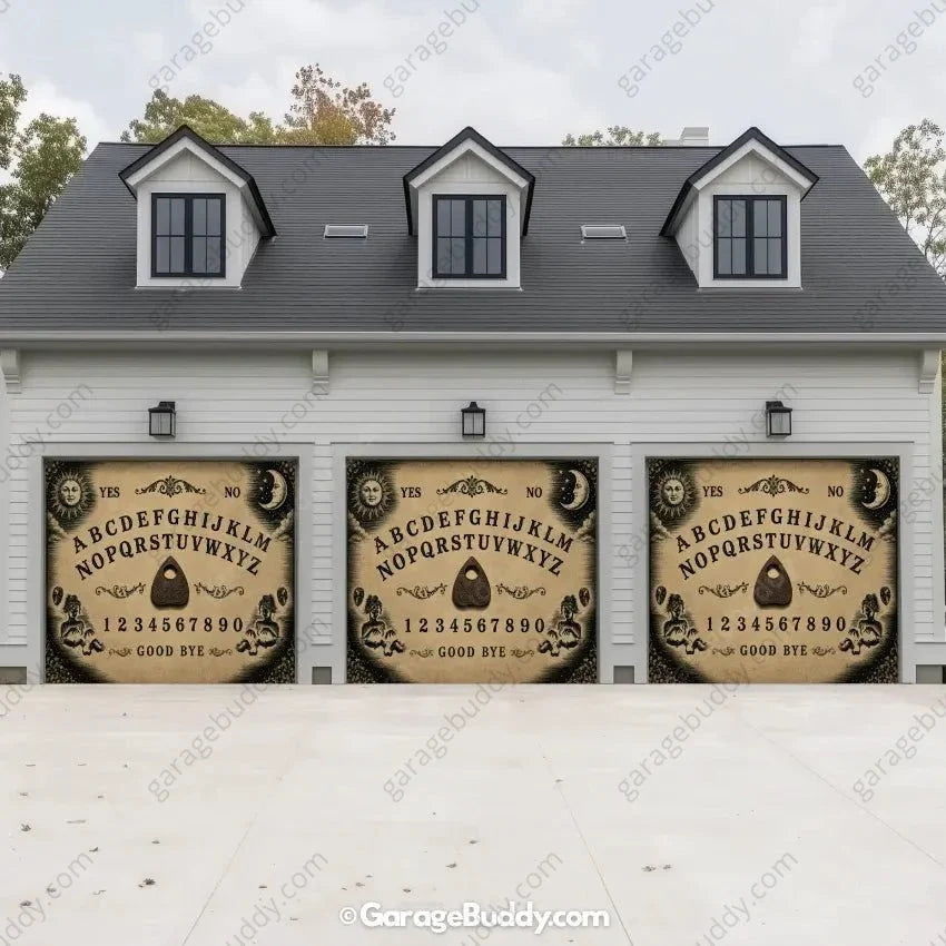 The Summoning Board | Halloween Garage Door Cover