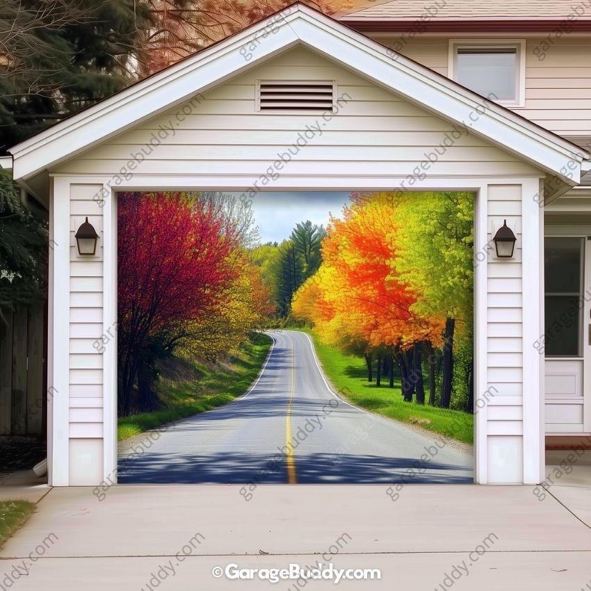 Spring Drive | Nature Garage Door Cover