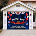 Thank You Heroes | Patriotic Garage Door Cover