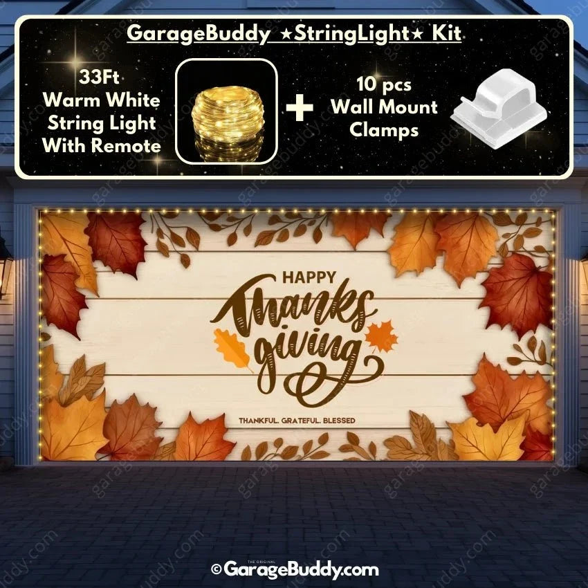 Happy Thanksgiving | Festive Garage Door Cover