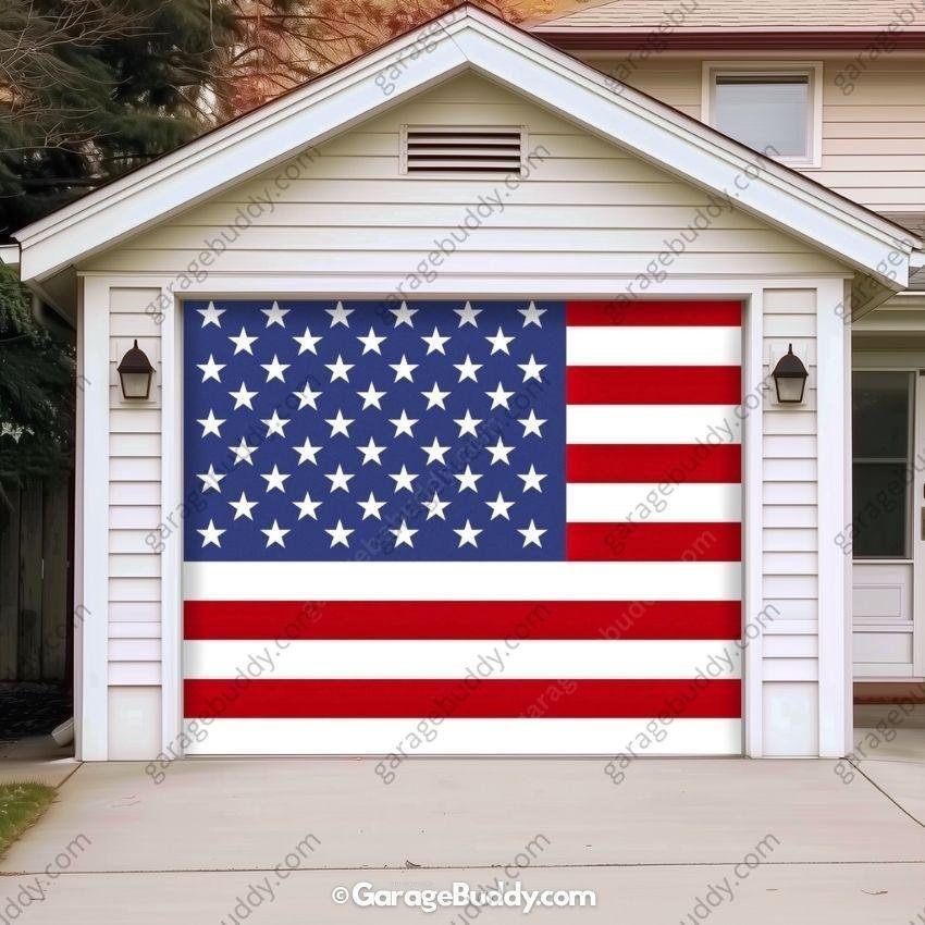 United States Of America Flag | Patriotic Garage Door Cover