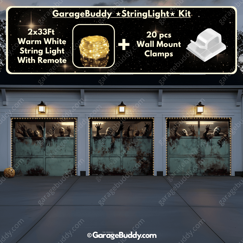 Zombie Breach | Halloween Garage Door Cover