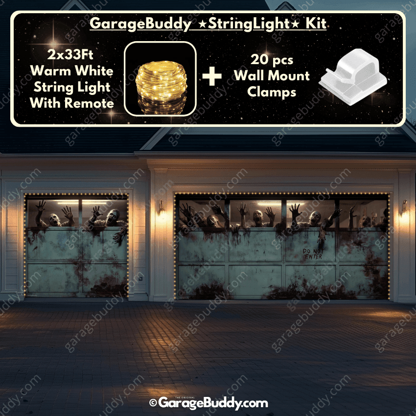 Zombie Breach | Halloween Garage Door Cover