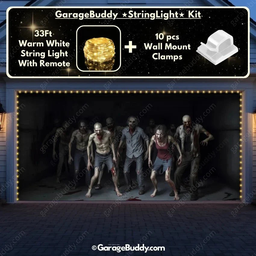 Zombie Invasion | Halloween Garage Door Cover