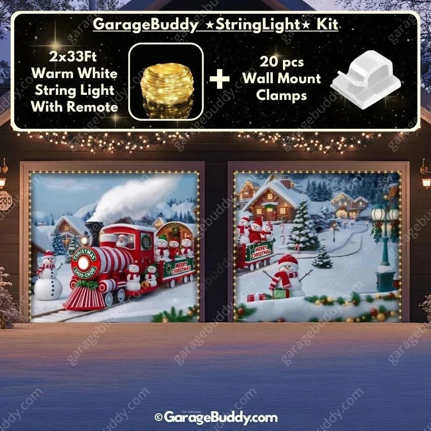 Christmas Choo-Choo | Christmas Garage Door Cover