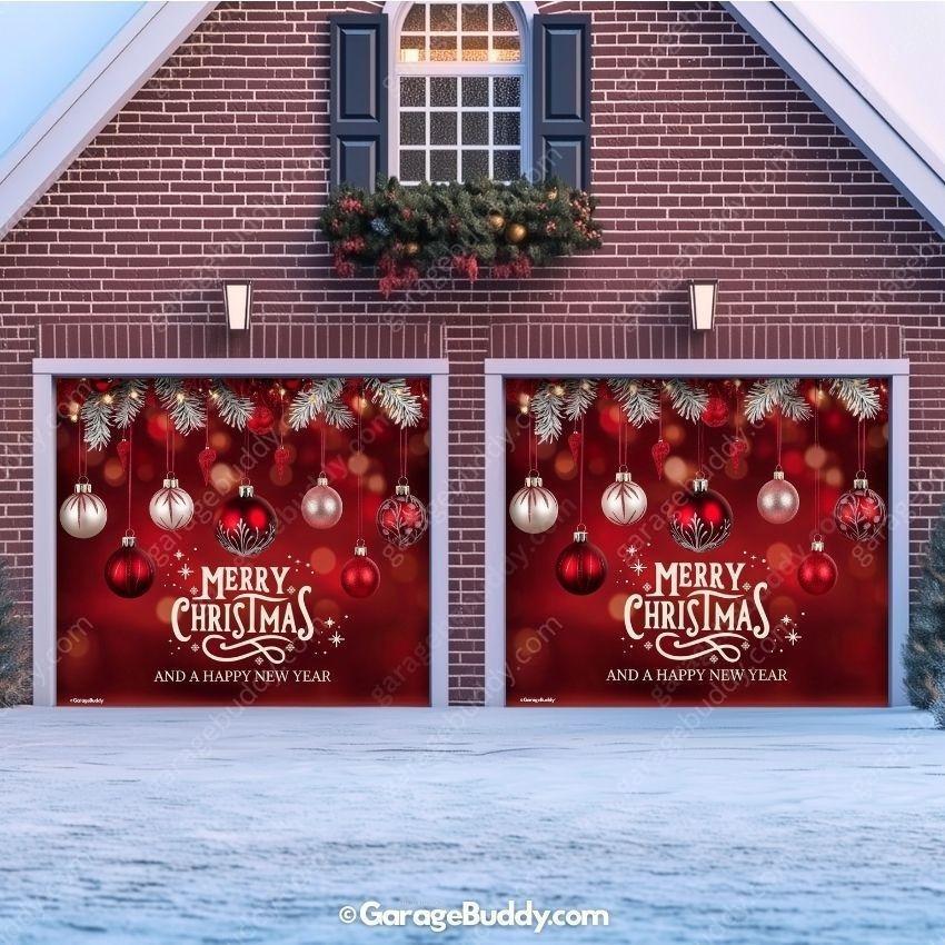 Christmas Ornaments & HNY | Christmas Garage Door Cover