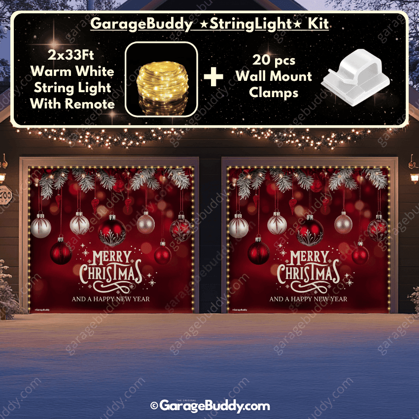 Christmas Ornaments & HNY | Christmas Garage Door Cover