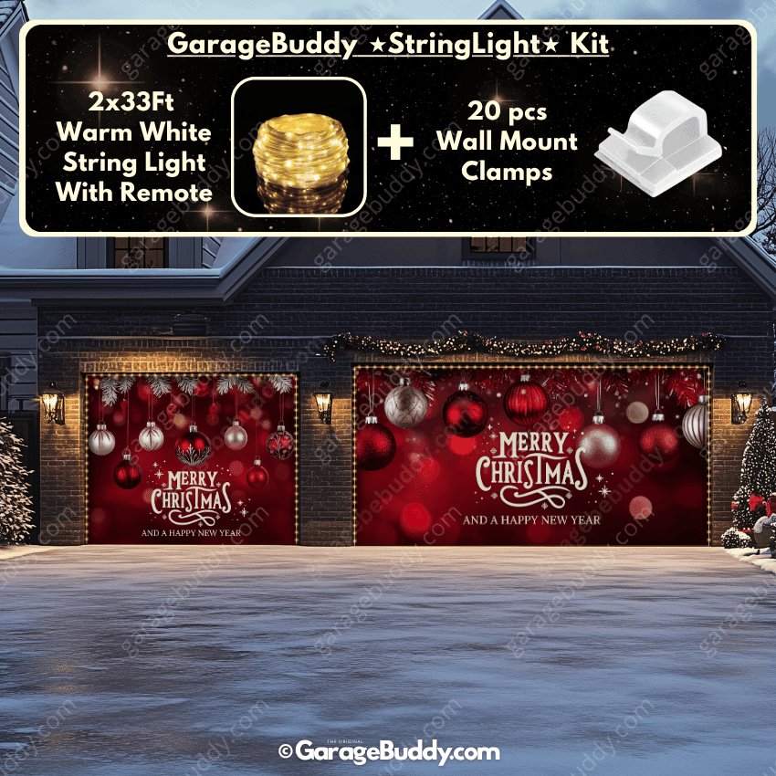 Christmas Ornaments & HNY | Christmas Garage Door Cover