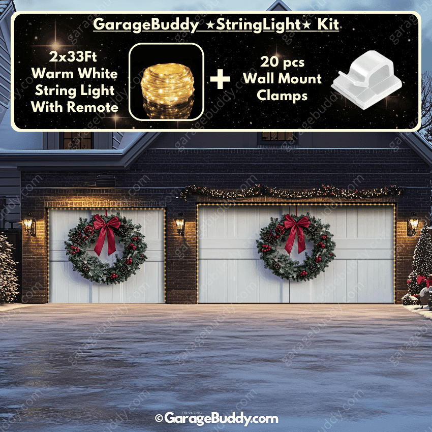 Christmas Wreath | Christmas Garage Door Cover
