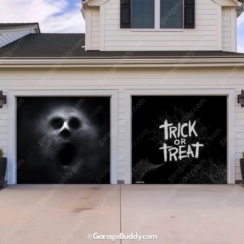 Ghostly Figure | Halloween Garage Door Cover