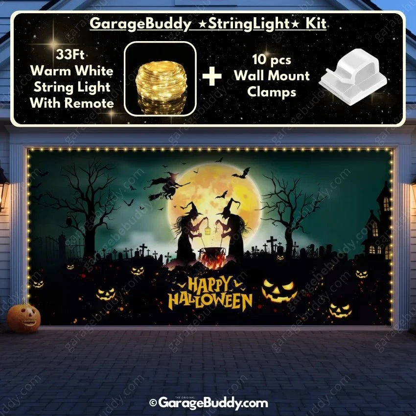 Graveyard Scene | Halloween Garage Door Cover