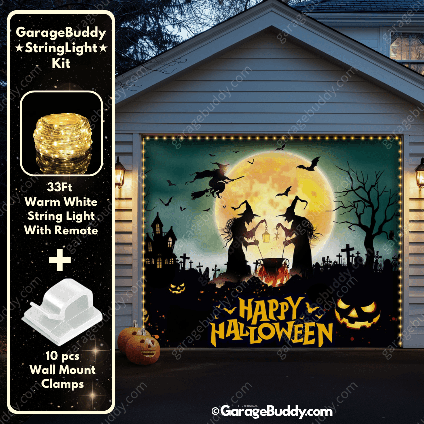 Graveyard Scene | Halloween Garage Door Cover