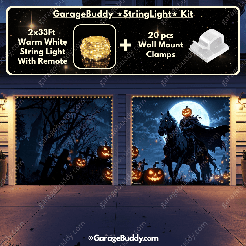 Headless Horseman (Glow) | Halloween Garage Door Cover