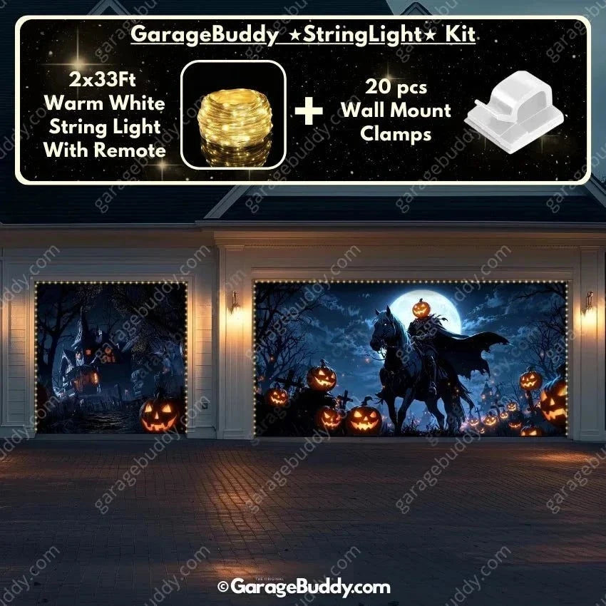 Headless Horseman (Glow) | Halloween Garage Door Cover