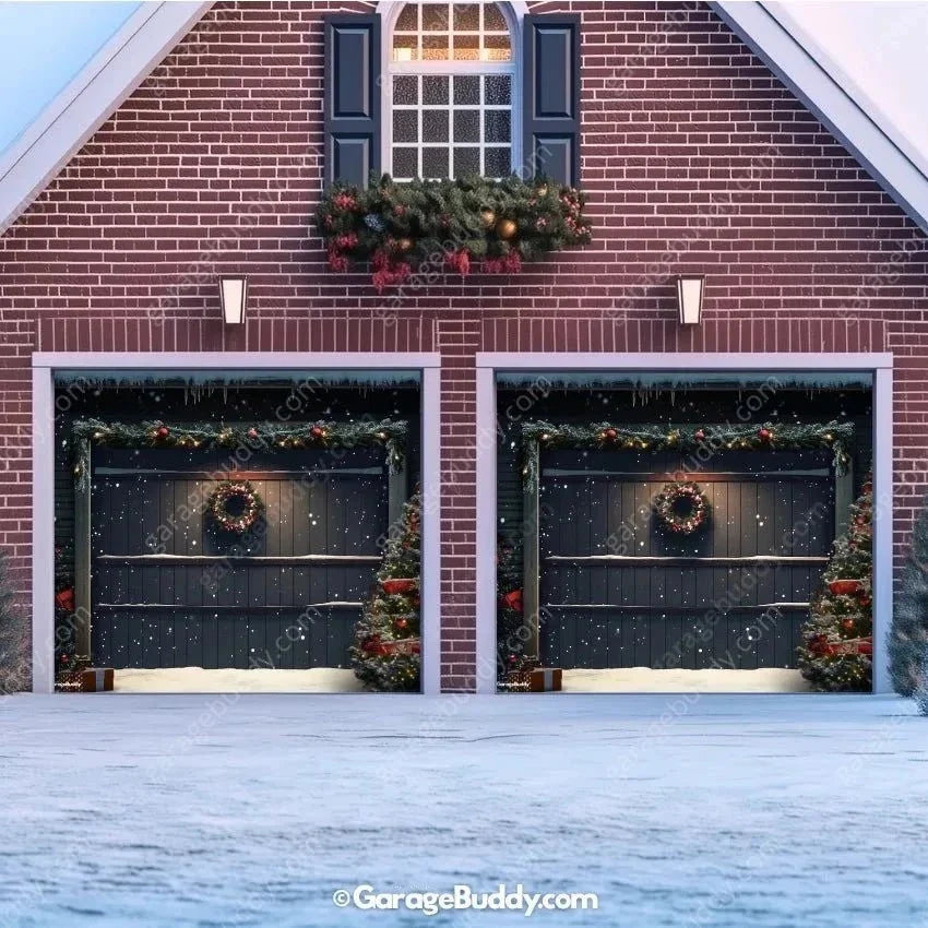 Holiday Door | Christmas Garage Door Cover