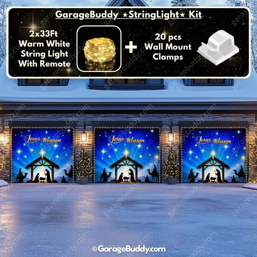 Jesus is the Reason | Christmas Garage Door Cover