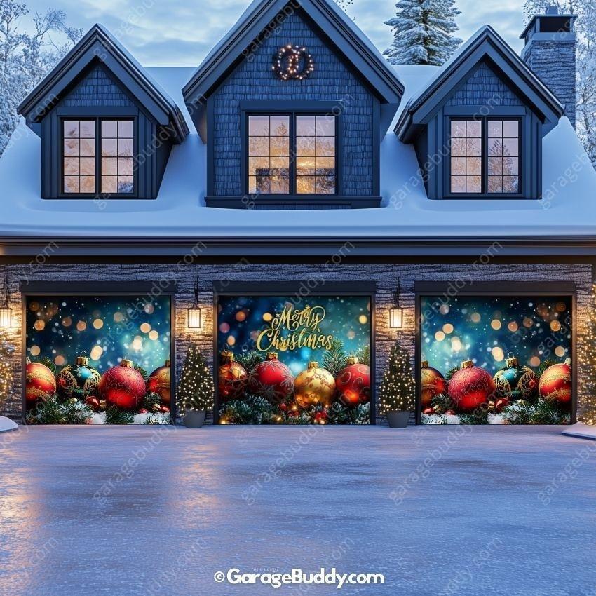 Merry Christmas | Christmas Garage Door Cover