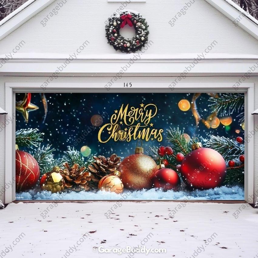 Merry Christmas | Christmas Garage Door Cover