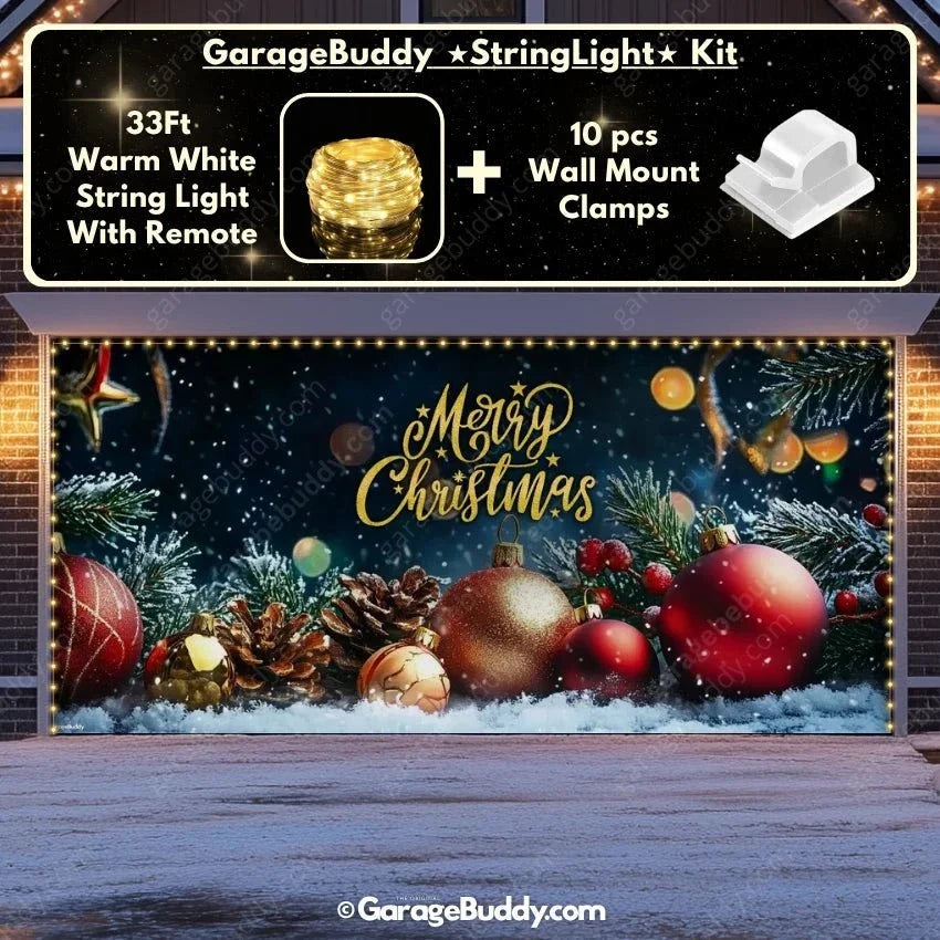 Merry Christmas | Christmas Garage Door Cover