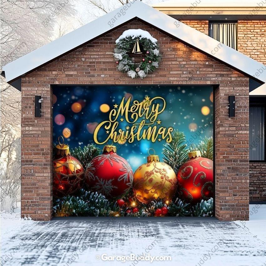 Merry Christmas | Christmas Garage Door Cover