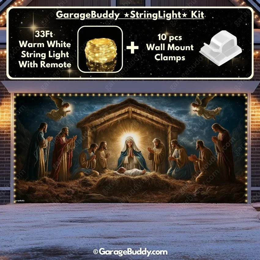 Nativity Scene | Christmas Garage Door Cover