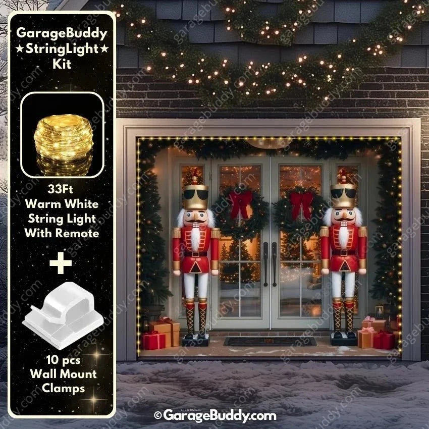 NutCracker Guards | Christmas Garage Door Cover