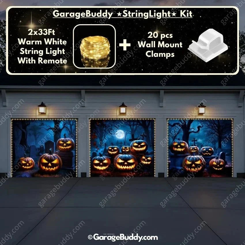 Cursed Pumpkins | Halloween Garage Door Cover